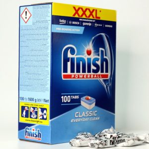 Viên rửa Finish Powerball Classic Everyday Clean XXXL hộp 100 viên