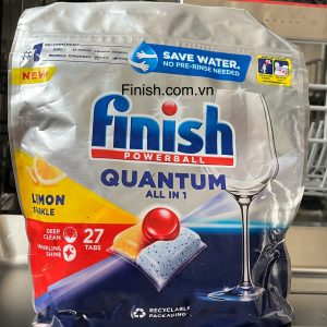 Viên rửa bát Finish Quantum All in 1 túi 27 viên